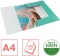 Mapa cu elastic Colour Breeze, carton, A4, 150 coli Esselte verde