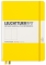 Caiet cu elastic A5, 125 file, punctat, Leuchtturm1917  galben