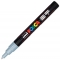 Marker cu vopsea PC-3M Posca 0.9 - 1.3 mm Uni-Ball gri