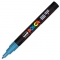 Marker cu vopsea PC-3M Posca 0.9 - 1.3 mm Uni-Ball albastrui