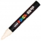 Marker cu vopsea PC-5M Posca 1.8 - 2.5 mm Uni-Ball bej