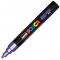 Marker cu vopsea PC-5M Posca 1.8 - 2.5 mm Uni-Ball violet metalizat